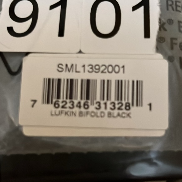 NWT Men’s Black Leather Wallet - Picture 8 of 8